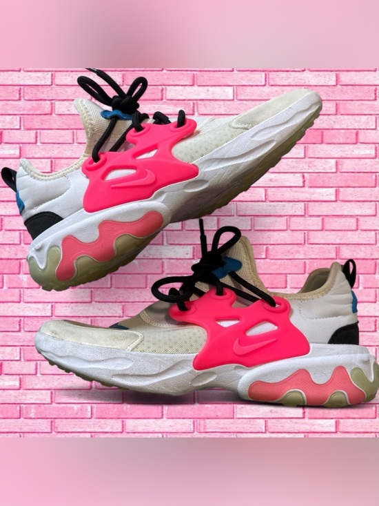 Nike Other - Nike Kids Pink and White Slip-On Sneakers with Coral Accent